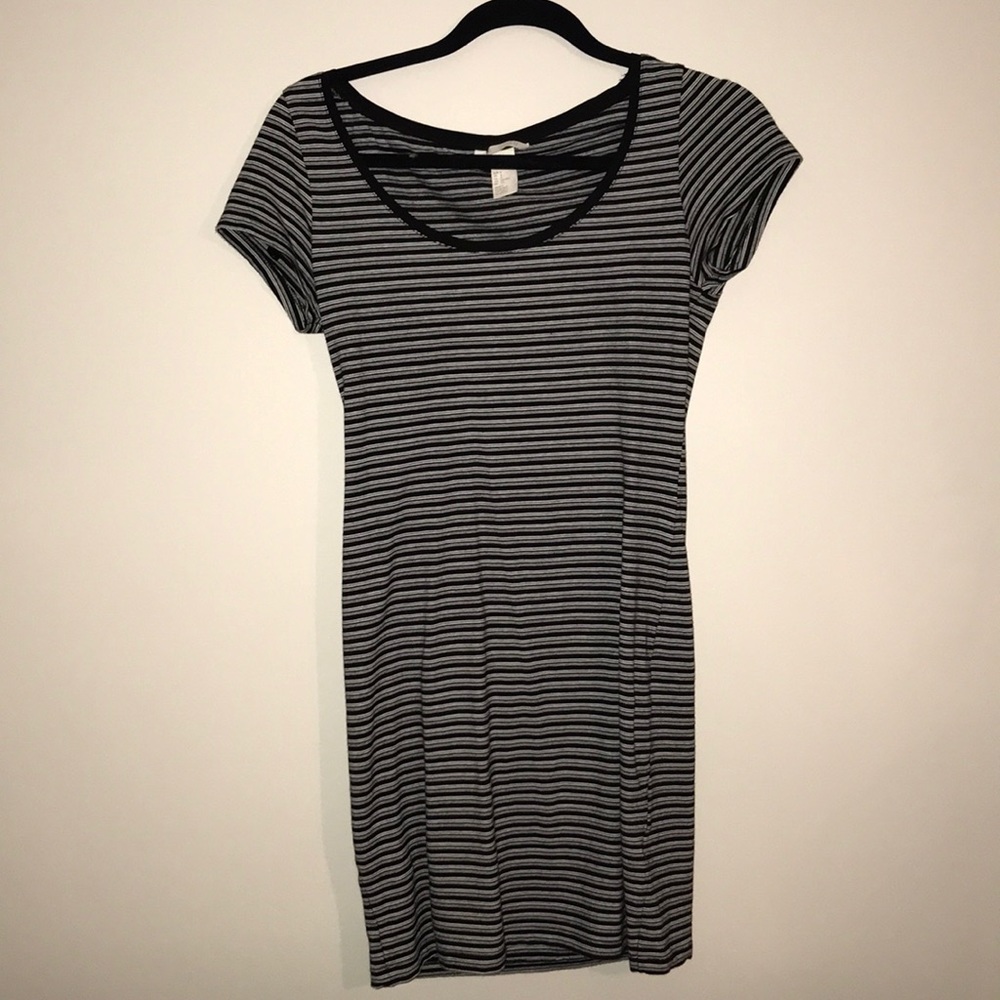 H&M Striped Body Con dress